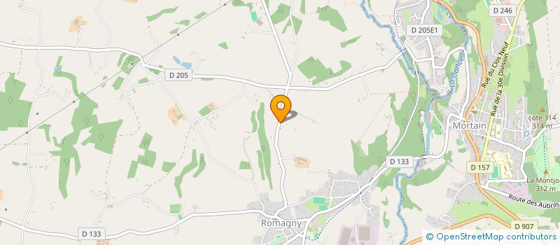 localisation de l'entreprise MONSIEUR ALEXANDRE LEROY  ROMAGNY FONTENAY