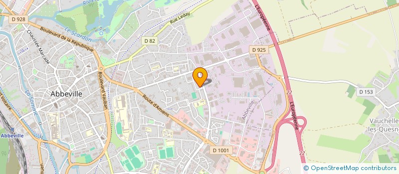 localisation de l'entreprise MONSIEUR ALEXANDRE LEROY  ABBEVILLE