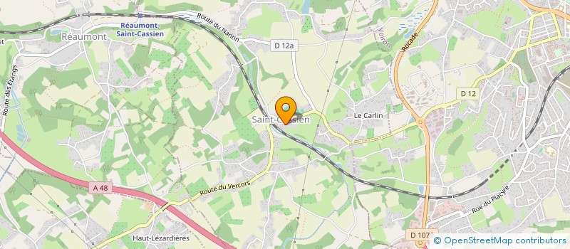 localisation de l'entreprise MONSIEUR ALEXANDRE LESAGE  SAINT-CASSIEN