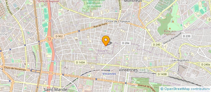 localisation de l'entreprise MONSIEUR ALEXANDRE LESSERTISSEUR à MONTREUIL