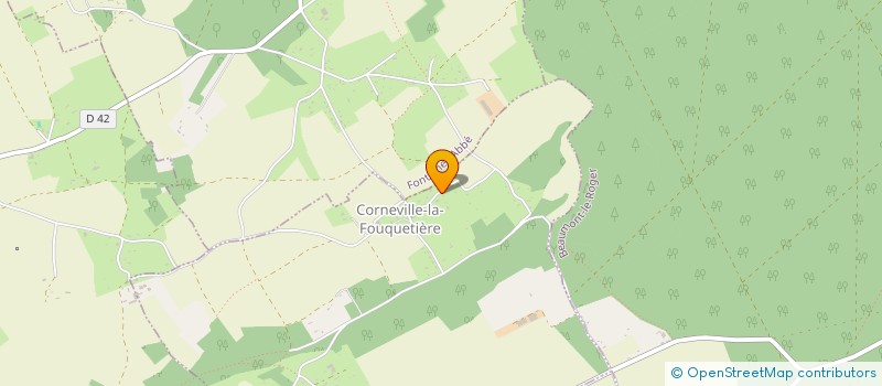 localisation de l'entreprise MONSIEUR ALEXANDRE LETESSE  CORNEVILLE-LA-FOUQUETIERE