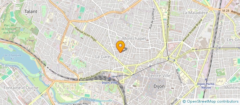 localisation de l'entreprise MONSIEUR ALEXANDRE LETESSIER à DIJON