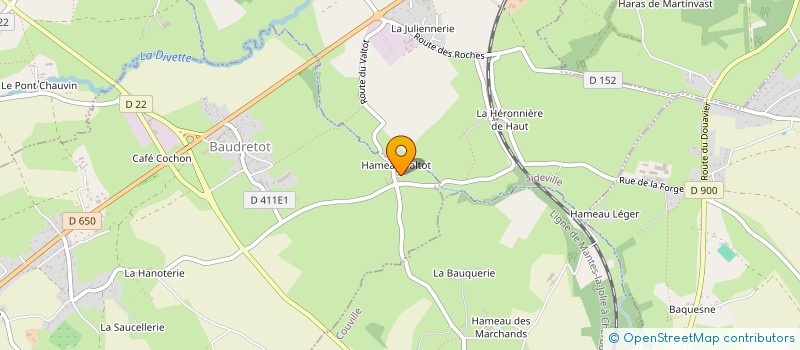 localisation de l'entreprise MONSIEUR ALEXANDRE LETULLIER  VIRANDEVILLE