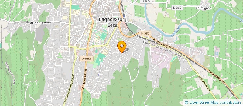 localisation de l'entreprise MONSIEUR ALEXANDRE LEVEQUE  BAGNOLS-SUR-CEZE