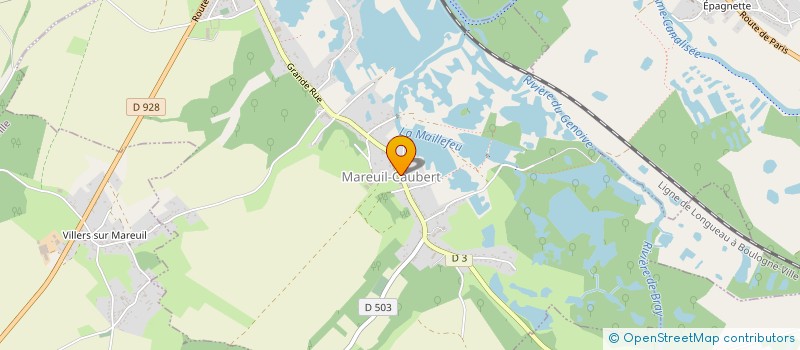 localisation de l'entreprise MONSIEUR ALEXANDRE LEVEQUE  MAREUIL-CAUBERT