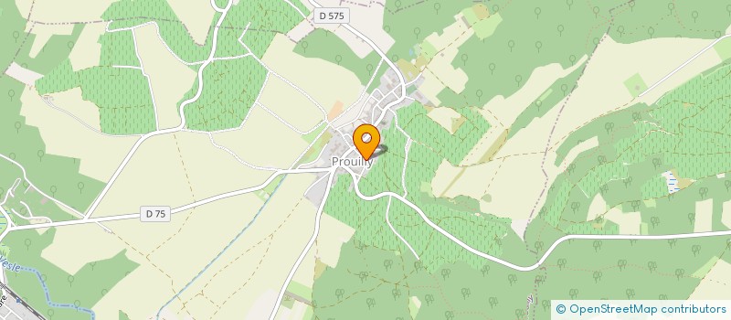 localisation de l'entreprise MONSIEUR ALEXANDRE LEVEQUE  PROUILLY