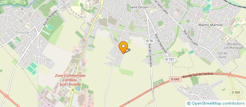 localisation de l'entreprise MONSIEUR ALEXANDRE LEVEQUE  CAMBRAI