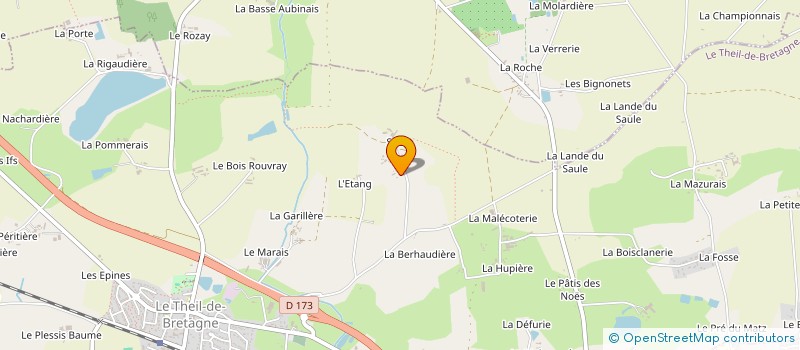 localisation de l'entreprise MONSIEUR ALEXANDRE LEVIEUX à LE THEIL-DE-BRETAGNE