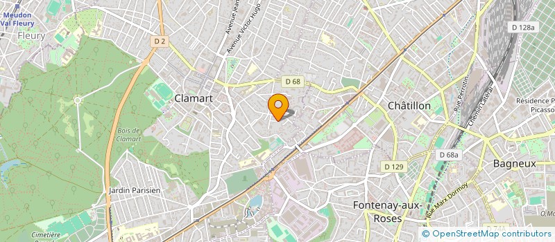 localisation de l'entreprise MONSIEUR ALEXANDRE LEVY à CLAMART