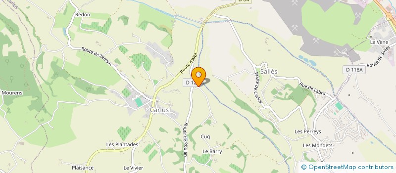 localisation de l'entreprise MONSIEUR ALEXANDRE LHERBIER  CARLUS