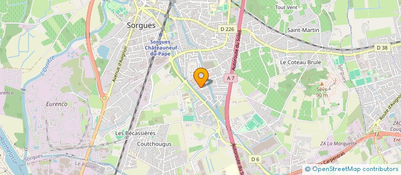 localisation de l'entreprise MONSIEUR ALEXANDRE LHERMITE  SORGUES