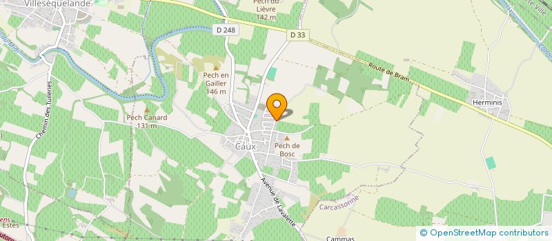 localisation de l'entreprise MONSIEUR ALEXANDRE LHUILLIER  CAUX-ET-SAUZENS