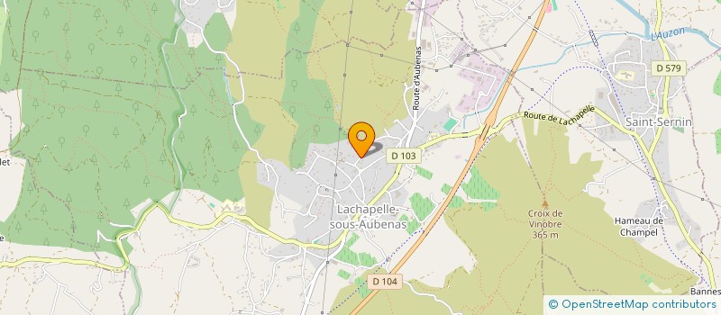 localisation de l'entreprise MONSIEUR ALEXANDRE LICAKIS  LACHAPELLE-SOUS-AUBENAS