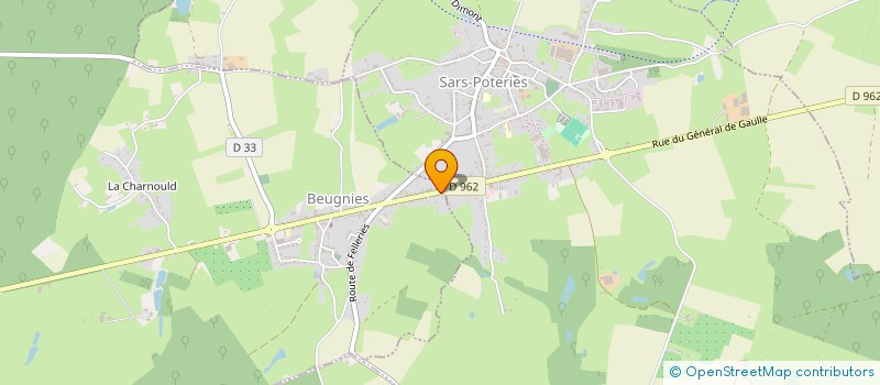 localisation de l'entreprise MONSIEUR ALEXANDRE LIENARD  SARS-POTERIES