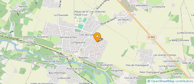 localisation de l'entreprise MONSIEUR ALEXANDRE LIGNIER  ESVRES