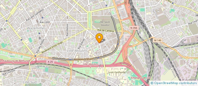 localisation de l'entreprise MONSIEUR ALEXANDRE LINGOIS à LILLE