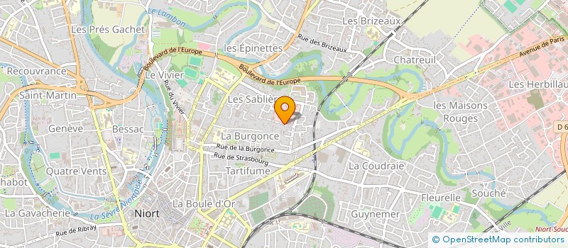 localisation de l'entreprise MONSIEUR ALEXANDRE LION  NIORT