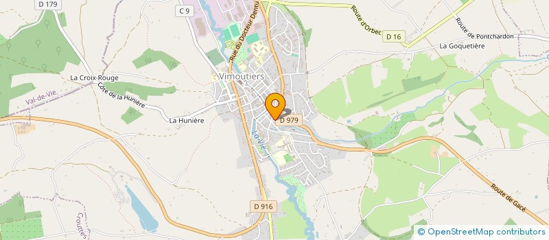 localisation de l'entreprise MONSIEUR ALEXANDRE LIRONDIERE à VIMOUTIERS