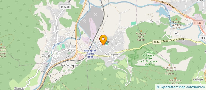 localisation de l'entreprise MONSIEUR ALEXANDRE LLORENS  MARIGNAC