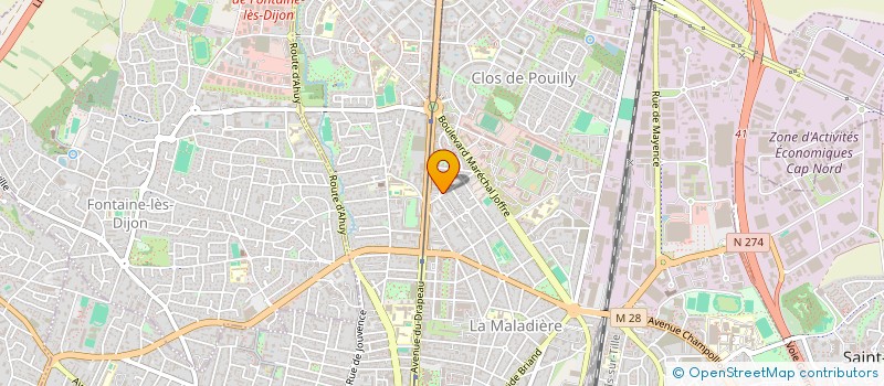 localisation de l'entreprise MONSIEUR ALEXANDRE LOCATELLI  DIJON