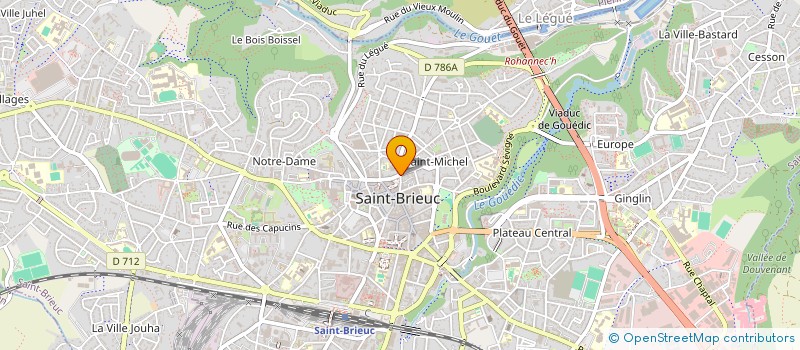 localisation de l'entreprise MONSIEUR ALEXANDRE LONGEAU à SAINT-BRIEUC