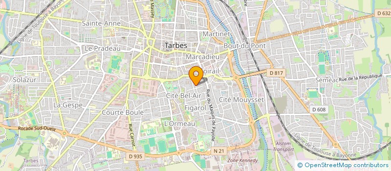 localisation de l'entreprise MONSIEUR ALEXANDRE LOPES  TARBES