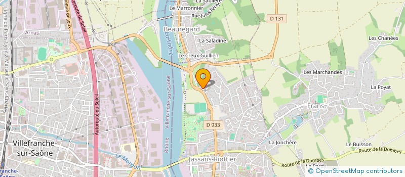 localisation de l'entreprise MONSIEUR ALEXANDRE LOPES GONCALVES  JASSANS-RIOTTIER