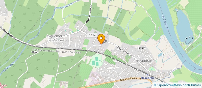 localisation de l'entreprise MONSIEUR ALEXANDRE LOPES PEREIRA  AYGUEMORTE-LES-GRAVES