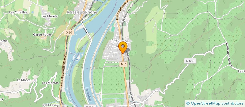 localisation de l'entreprise MONSIEUR ALEXANDRE LOPEZ  SERVES-SUR-RHONE