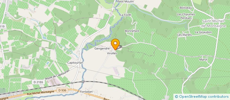 localisation de l'entreprise MONSIEUR ALEXANDRE LOPEZ  LAMOTHE-MONTRAVEL