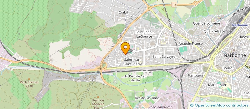 localisation de l'entreprise MONSIEUR ALEXANDRE LOPEZ  NARBONNE