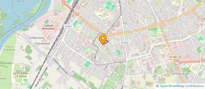 localisation de l'entreprise MONSIEUR ALEXANDRE LORCERY à ANGERS