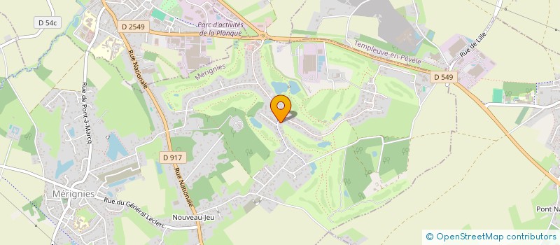 localisation de l'entreprise MONSIEUR ALEXANDRE LOTTIAUX  MERIGNIES