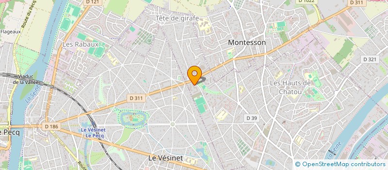 localisation de l'entreprise MONSIEUR ALEXANDRE LOUBERE à CHATOU