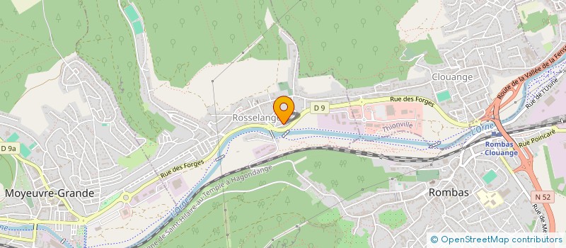 localisation de l'entreprise MONSIEUR ALEXANDRE LOUIS  ROSSELANGE