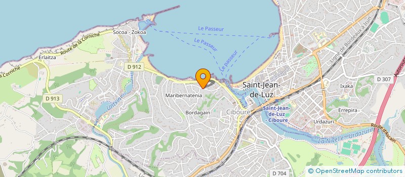 localisation de l'entreprise MONSIEUR ALEXANDRE LOUME  CIBOURE