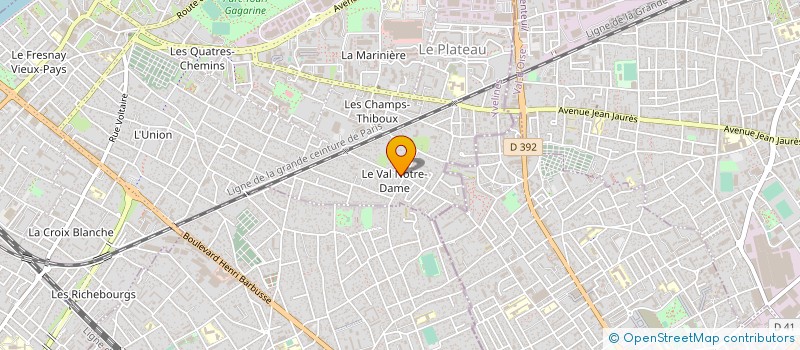 localisation de l'entreprise MONSIEUR ALEXANDRE LOURENCO  SARTROUVILLE