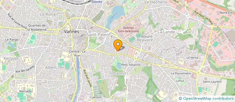 localisation de l'entreprise MONSIEUR ALEXANDRE LOUVEL à VANNES