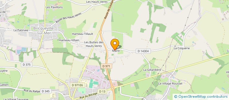 localisation de l'entreprise MONSIEUR ALEXANDRE LOZOUET  BRICQUEVILLE-SUR-MER