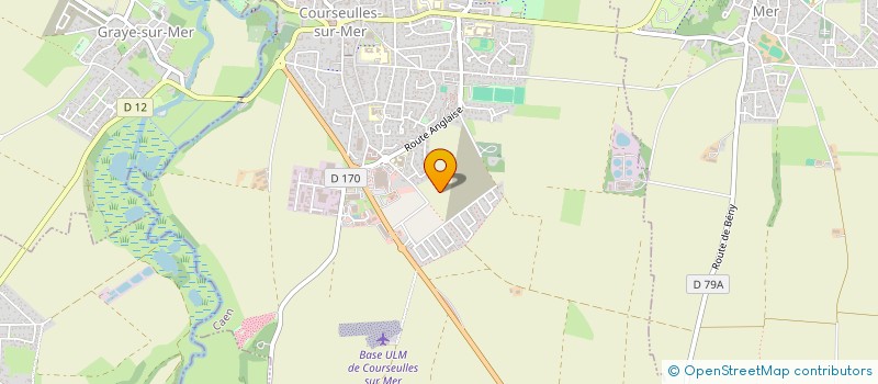 localisation de l'entreprise MONSIEUR ALEXANDRE LUCE  COURSEULLES-SUR-MER