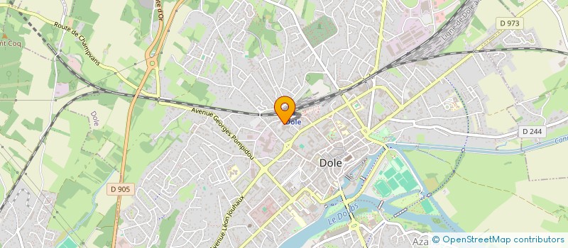 localisation de l'entreprise MONSIEUR ALEXANDRE LUCEL à DOLE