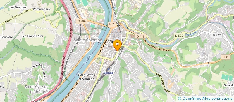 localisation de l'entreprise MONSIEUR ALEXANDRE LUCENET à VIENNE