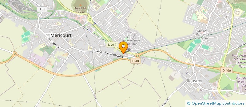 localisation de l'entreprise MONSIEUR ALEXANDRE LUCZAK  MERICOURT