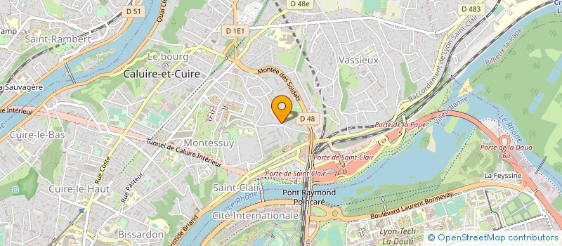 localisation de l'entreprise MONSIEUR ALEXANDRE LUSSON à CALUIRE-ET-CUIRE