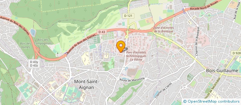 localisation de l'entreprise MONSIEUR ALEXANDRE MAAT  MONT-SAINT-AIGNAN