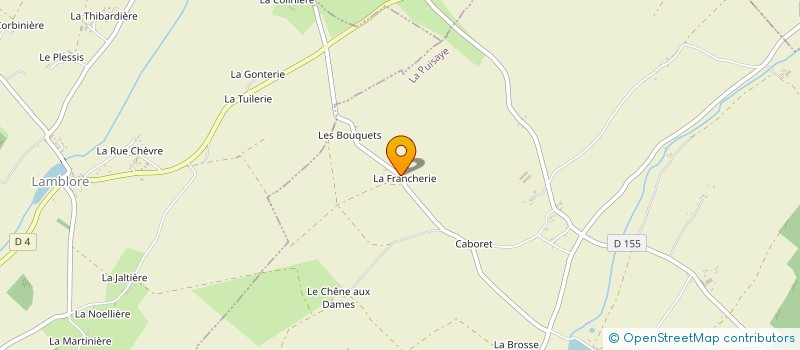 localisation de l'entreprise MONSIEUR ALEXANDRE MACREL à LA PUISAYE