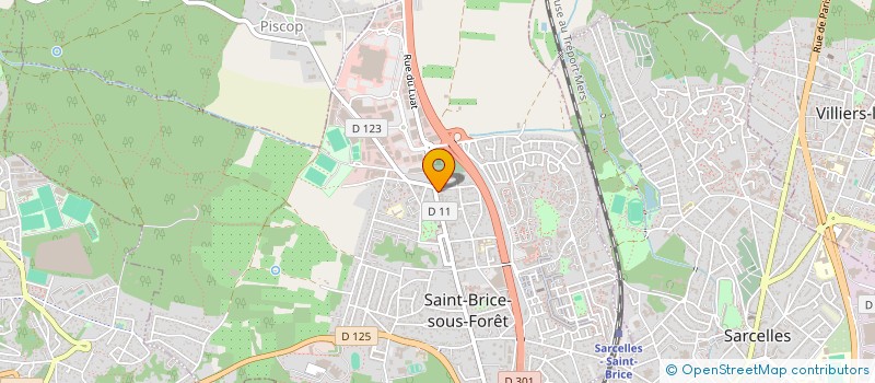 localisation de l'entreprise MONSIEUR ALEXANDRE MADEO  SAINT-BRICE-SOUS-FORET