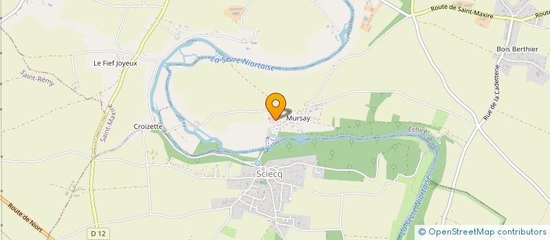 localisation de l'entreprise MONSIEUR ALEXANDRE MADEUX  CHAMPDENIERS