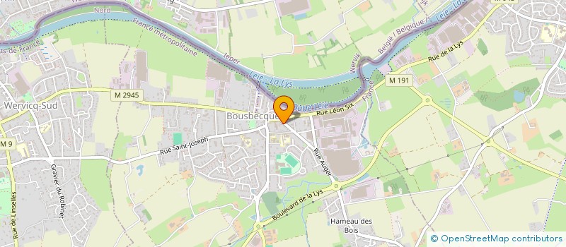 localisation de l'entreprise MONSIEUR ALEXANDRE MAES  BOUSBECQUE