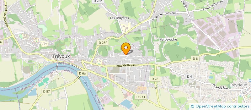 localisation de l'entreprise MONSIEUR ALEXANDRE MAGALHAES à TREVOUX